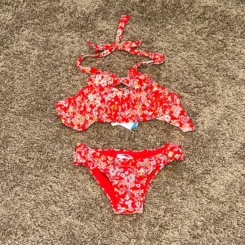 NWT O’NEILL PIPER DITSY HIGH NECK BIKINI
